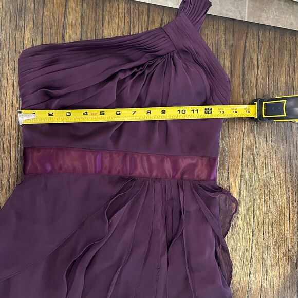 ✨ Adrianna Papell One-Shoulder Evening Gown – Size 4 ✨ - Picture 8 of 13